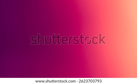 a smooth, vertical gradient transitioning from a deep, rich purple on the left, through vibrant magenta and pink hues in the center, to a warm, soft peach or light orange on the right.
