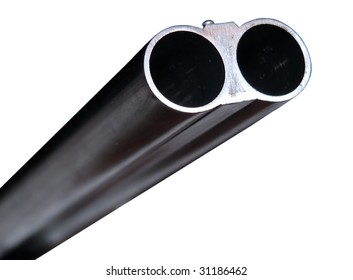 The smooth-bore close-up on a white background.