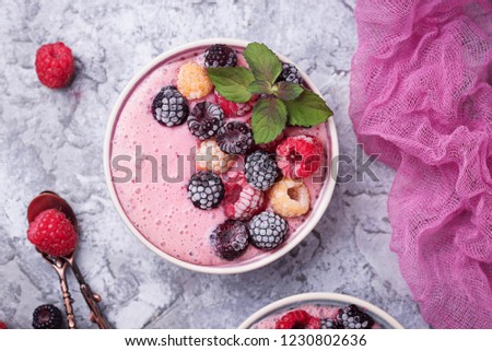 Similar – Waldfrüchte Smoothie-Schale