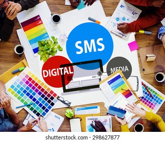 SMS-Kommunikationskonzept für digitale Medien