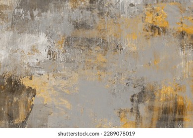 Smudged canvas, abstract acrylic painting grunge background  - Shutterstock ID 2289078019