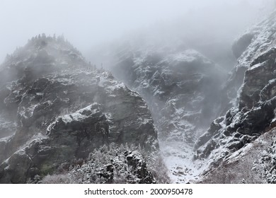 Smugglers Notch in the Winter - Shutterstock ID 2000950478