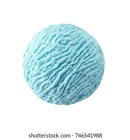 Smurf blu ice cream scoop / smurfs bubble gum blue moon ice-cream ball