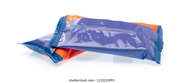 Snack Crisp Packet Isolated On White Background