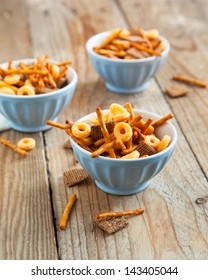 Snack Mix. Salty Treat For Snacking.