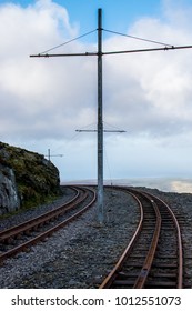 Snaefell Mountain Railway In Winter, Isle Of Man