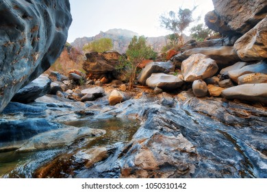 Snake Gorge Canyon In Oman