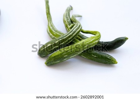 Snake gourd or serpent gourd