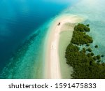 Snake Island, Palawan, Philippines - Aerial Photograph