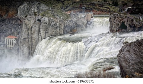 Snake River Going Over The Edge