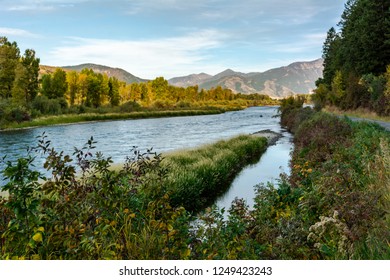 Snake River, Idaho, USA. Major River Of The Greater Pacific Northwest Region In The United States. At 1,078 Miles Long, It Is The Largest Tributary Of The Columbia River.