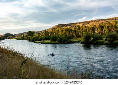 Snake River, Idaho, USA. Major River Of The Greater Pacific Northwest Region In The United States. At 1,078 Miles Long, It Is The Largest Tributary Of The Columbia River.