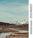 Snake river and Teton Mountain View 