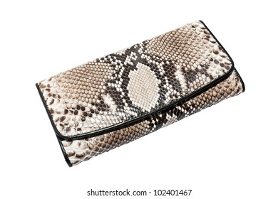 Snake Skin Leather Bag