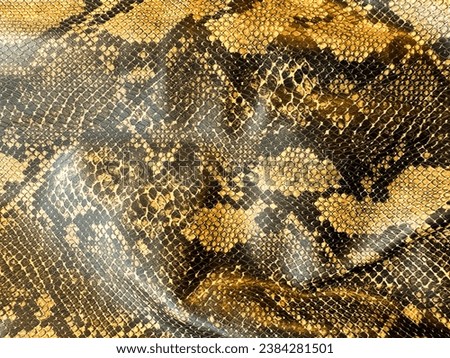 Snake Skin Seamless Patterns set, skirt fabric texture
	
