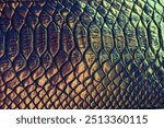 Snake skin texture. Holographic effect.