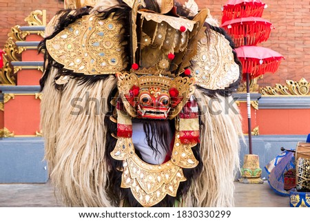 Snapshots from the famous barong dance in Bali