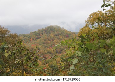 Sneak Peak Into A Cloudy Mountain