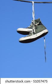 Sneakers Hanging Images, Stock Photos & Vectors | Shutterstock