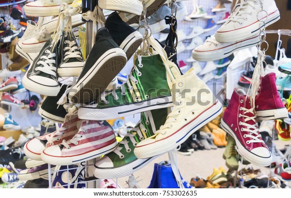 colorful fashion sneakers