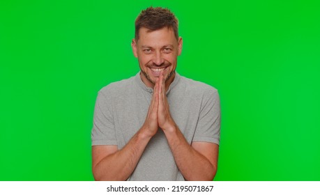 Sneaky Cunning Handsome Man With Tricky Face Gesticulating And Scheming Evil Plan, Thinking Over Devious Villain Idea, Cunning Cheats, Jokes And Pranks. Adult Guy On Green Chroma Key Studio