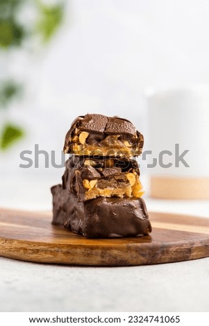 Snicker bar delicious chocolate peanut butter