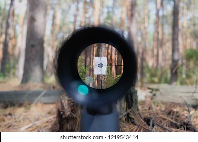 Sniper Gun Scope View