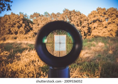 Sniper Gun Scope View, Target