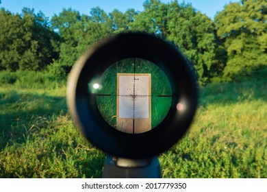 Sniper Gun Scope View, Target 