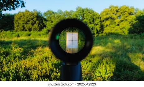 Sniper Gun Scope View, Target 