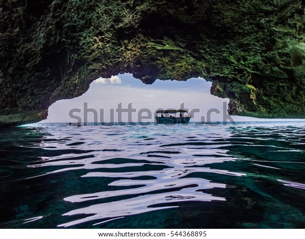 Snorkel Boat Trip Blue Room Views Stock Photo Edit Now