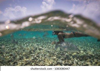 Snorkeling In Belize. Bess Dano Snorkeling In Belize, August 2017