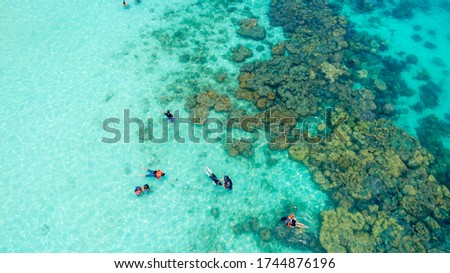
Snorkeling near the Koh Mun Nok island, Rayong Thailand