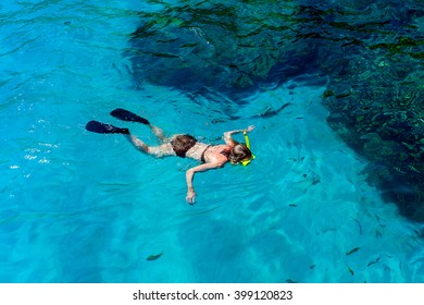 Snorkeling On Similan Islands In Andaman Sea, Thailand