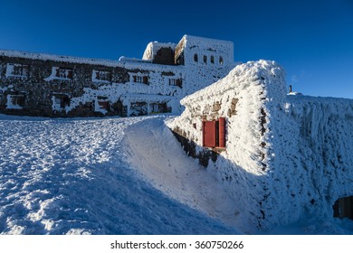 In snow