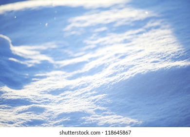 Snow Background Close Up