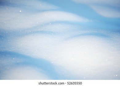 Snow Background Close Up