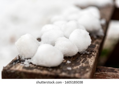 Snow Balls Ready For Snowball Fight