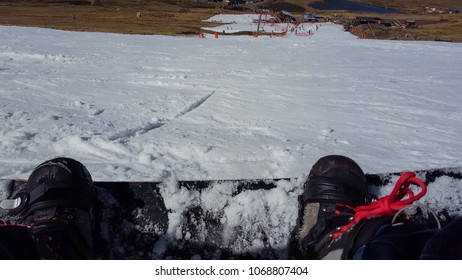 Snow Boarding In Lesotho At Afriski