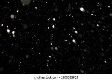 
Snow Bokeh In The Night Sky