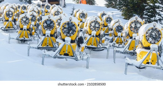 Snow cannons for a guaranteed snow winter season