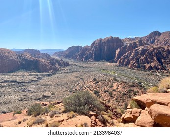 Snow Canyon State Park In South Utah.