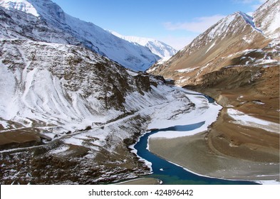 snow capped mountain