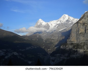 snow capped mountain