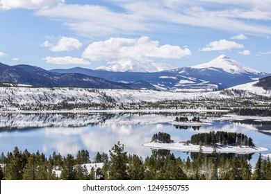 Snow Capped Mountain In Vail, Colorado