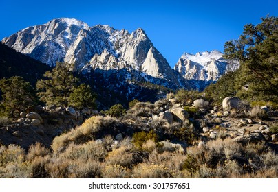 Snow Capped Mountains, Sequoia National Park