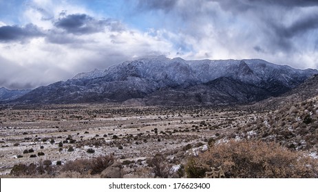 Snow Capped Sandia Mountains