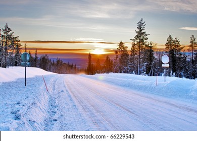 Snow Country Road