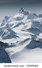 Snow Covered Beautiful Mountain Peaks