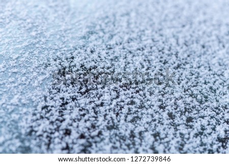 Similar – Image, Stock Photo frosty morning in March…